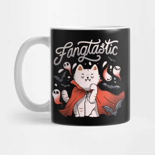 Fangtastic Vampire Halloween Bat Cat by Tobe Fonseca Mug